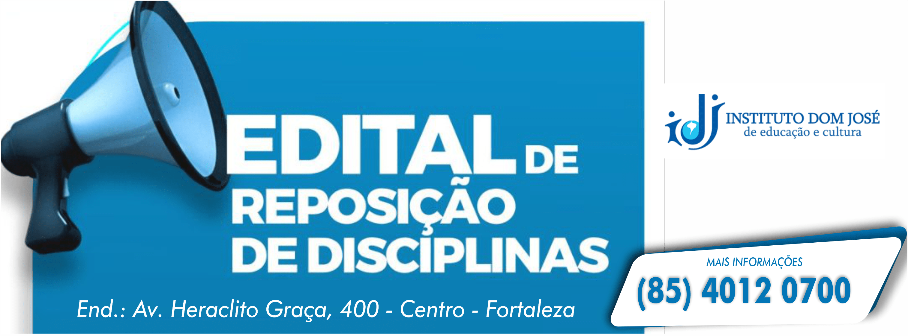 Edital faculdade Reposição